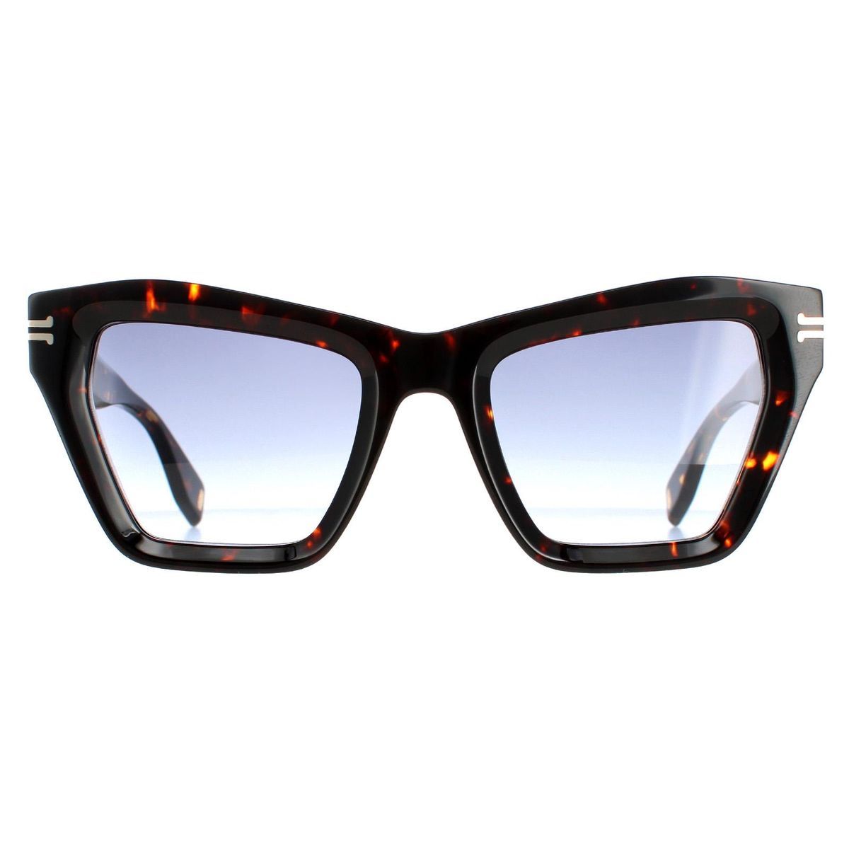 Cat-Eye Havana Sonnenbrille Azure Linse