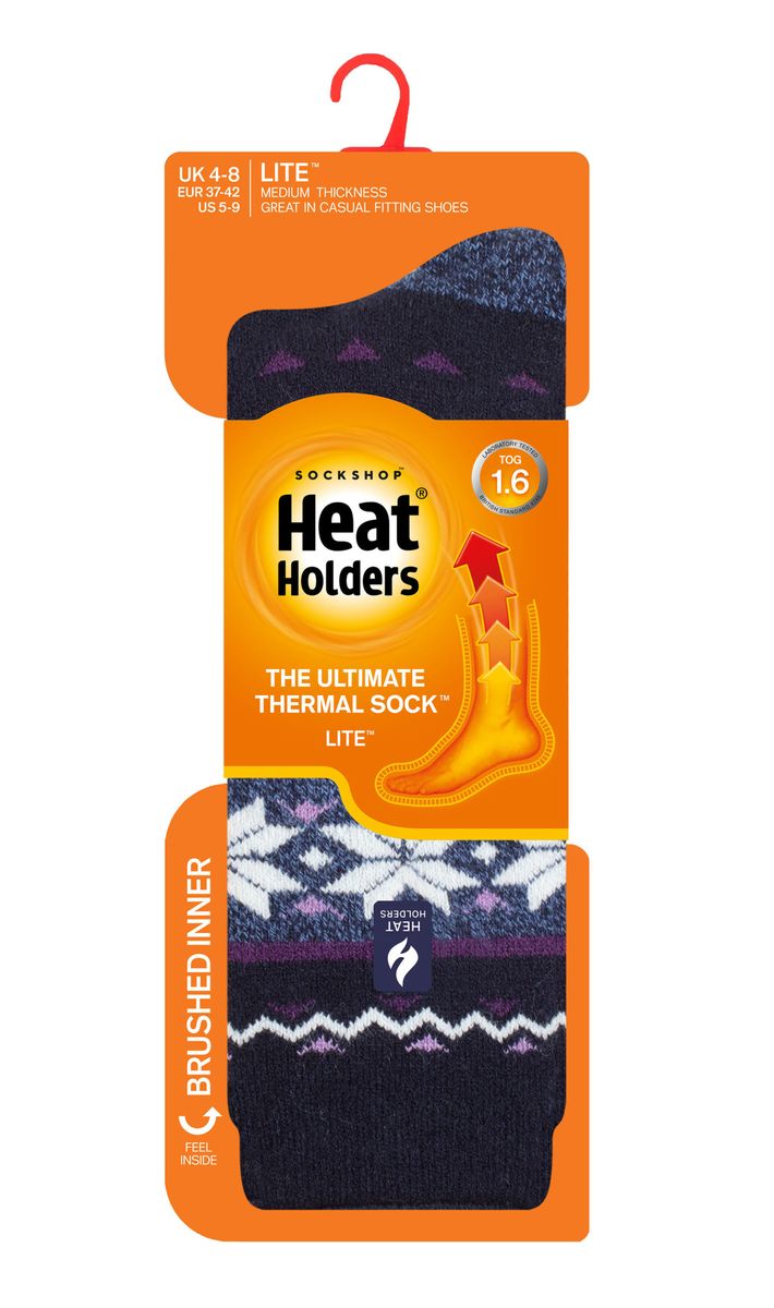 Thermosocken mit nordischem Muster