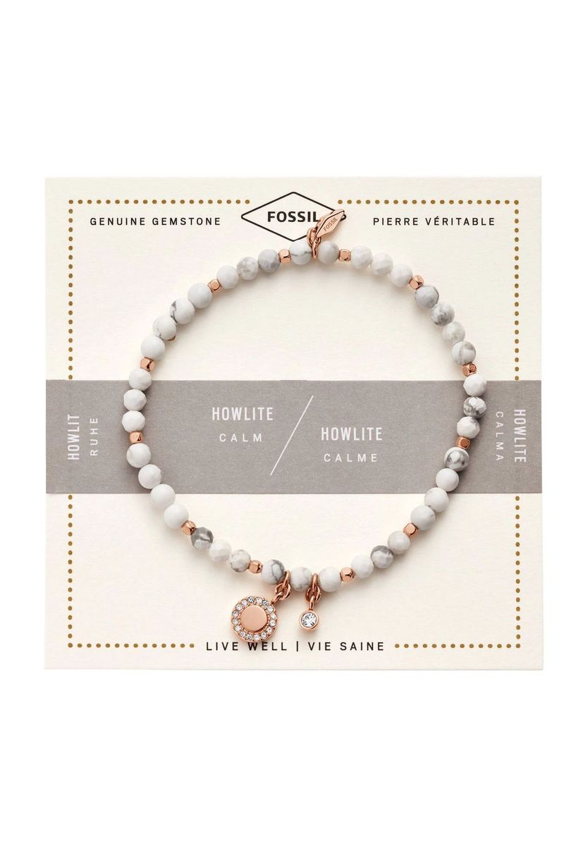 Fossil Howlith Edelsteinarmband