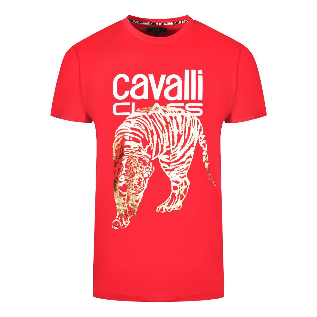 T-Shirt mit grafischem Tigerprint