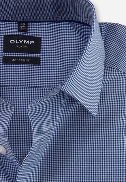 Modern Fit blaues Businesshemd