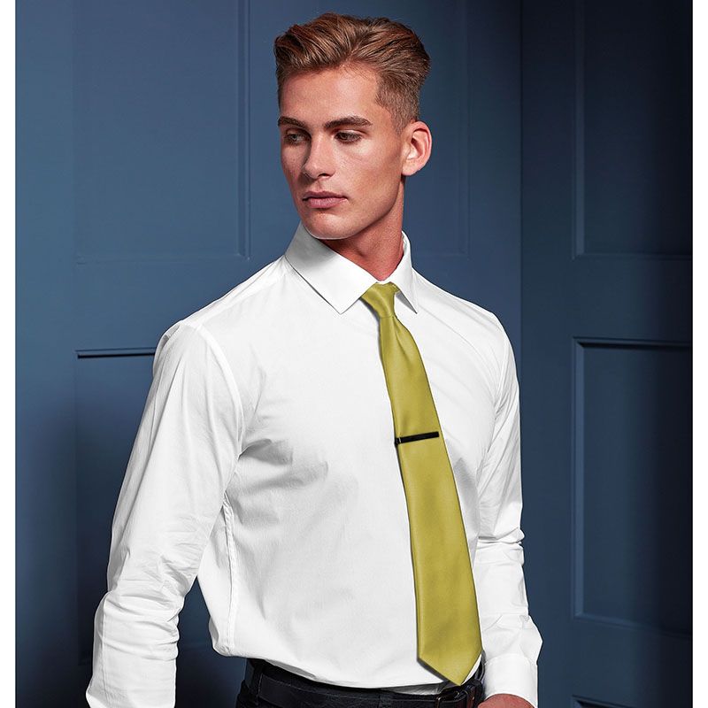 Elegante Satin-Krawatte mit Glanz