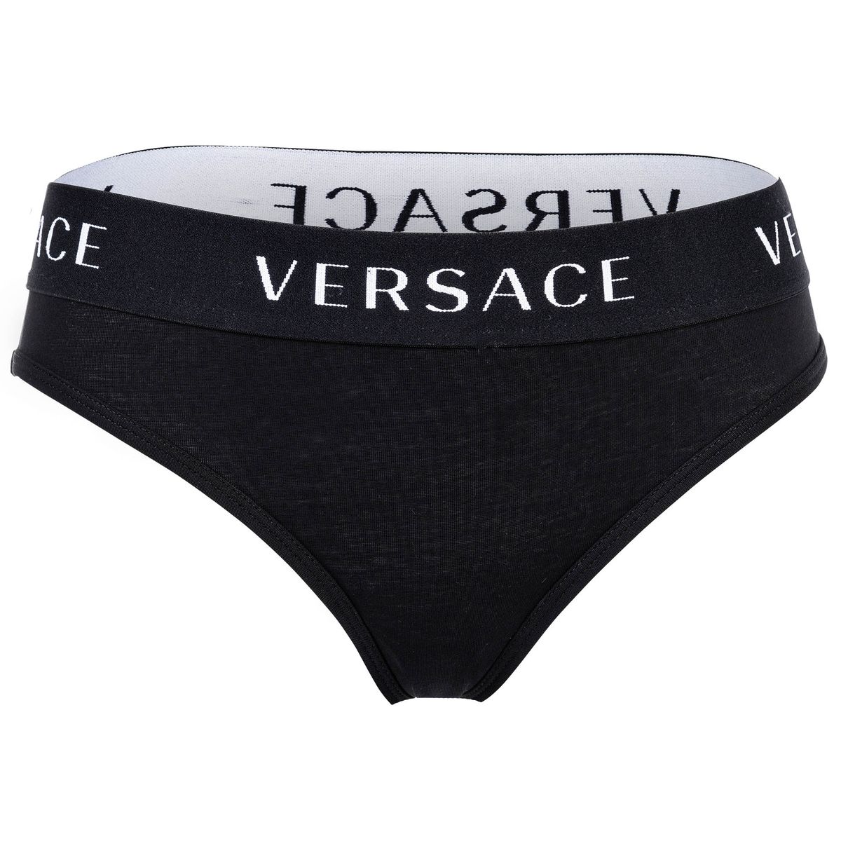 Versace Slip mit Logo-Bund