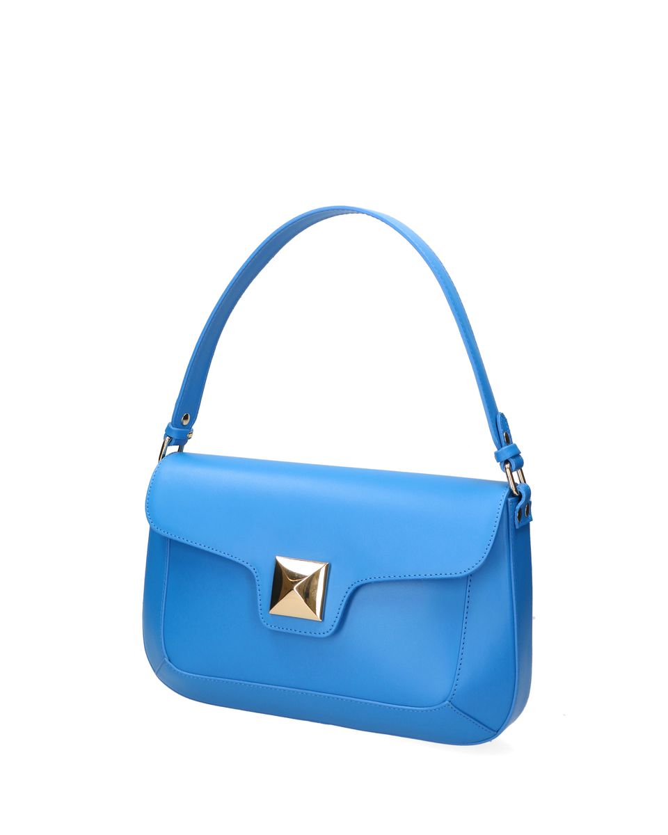 Elegante Leder-Umhängetasche mit Zierniete