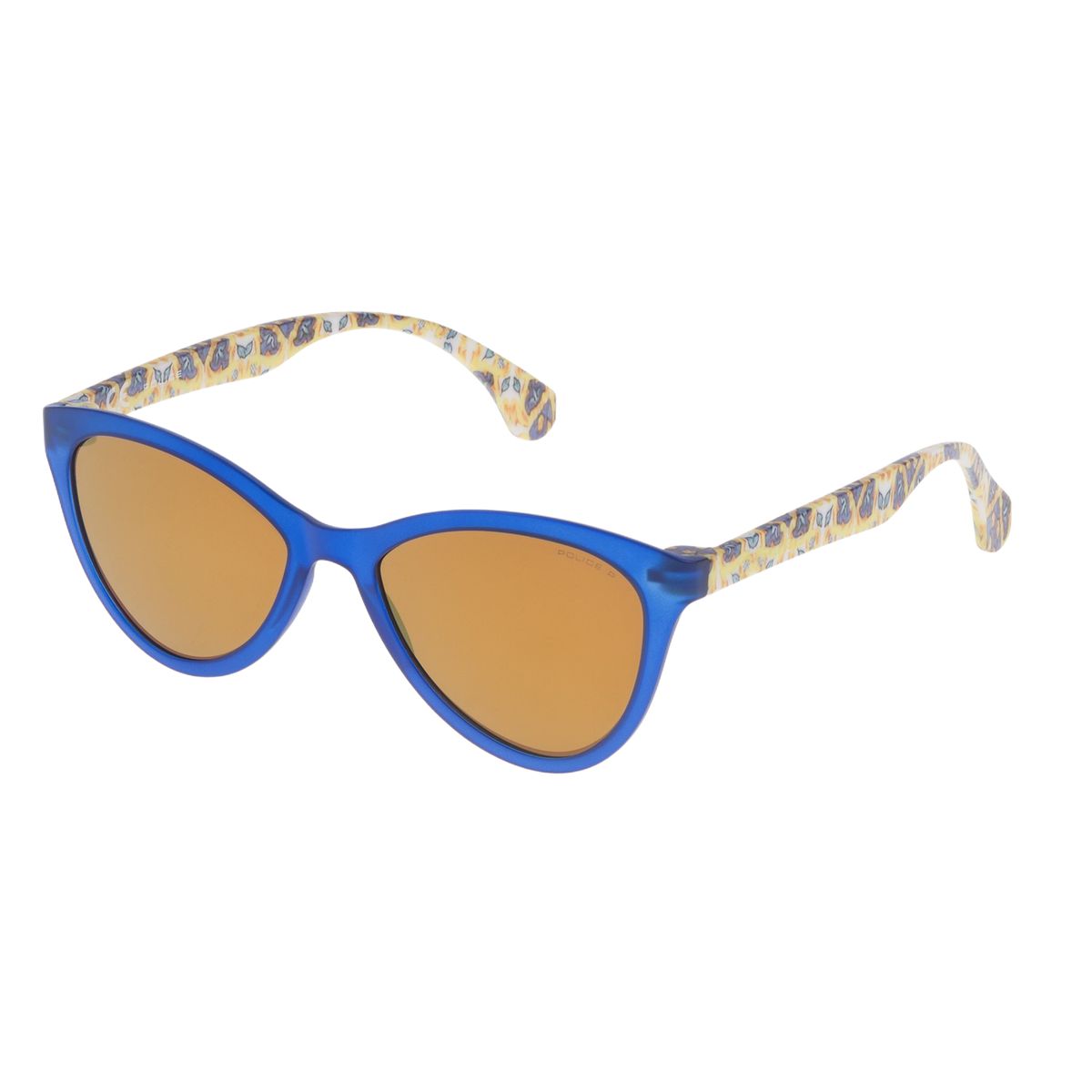 Blaue Cat-Eye-Rahmen Sonnenbrille