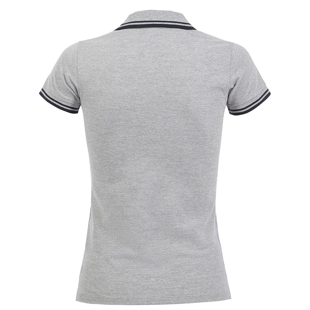 Kurzarm-Poloshirt mit Kontraststreifen