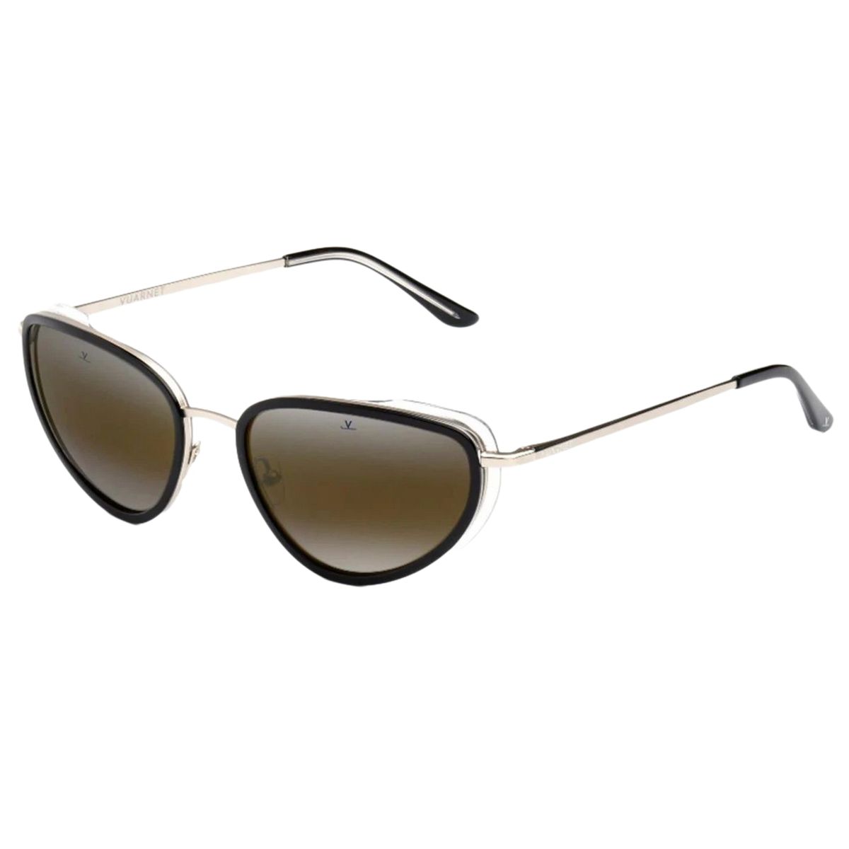Cat-Eye-Sonnenbrille mit Metallrahmen