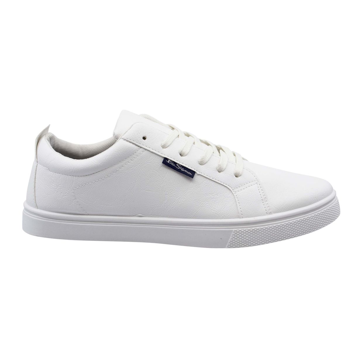 Ben Sherman Mickey Mens White Trainer