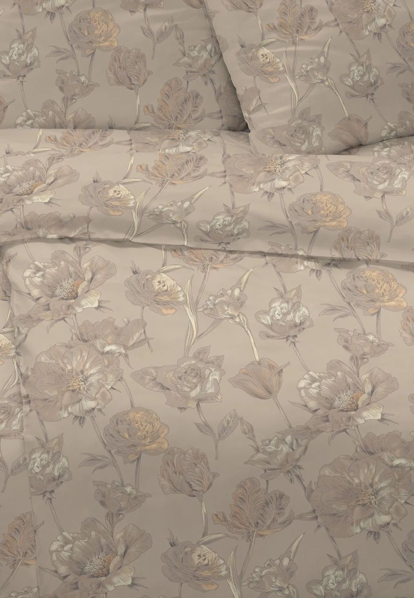 ESTELLA® Jersey-Bettwäsche, beige|braun, 155X220