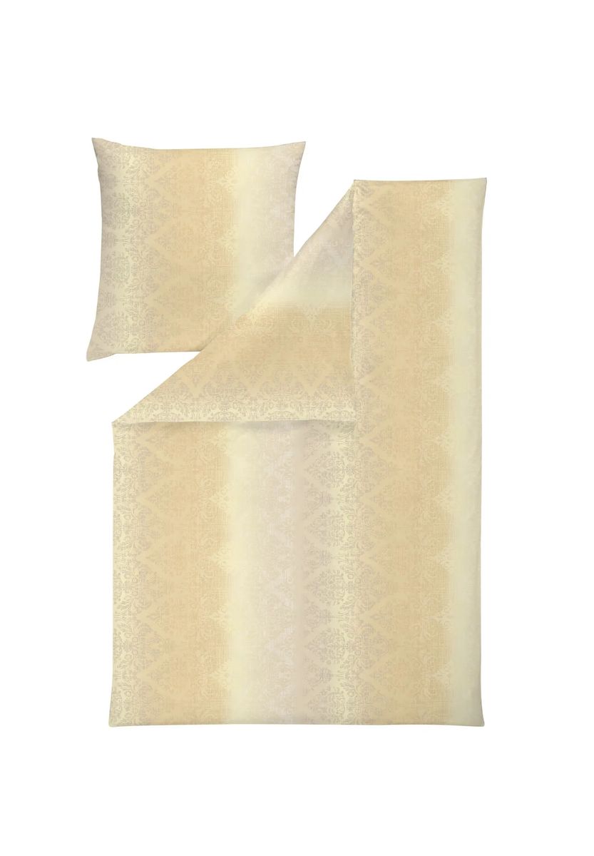 ESTELLA® Jersey-Bettwäsche, beige|braun, 155X220