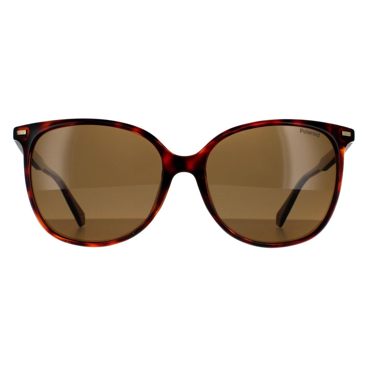 Cat-Eye-Sonnenbrille Havana Bronze Polarisiert