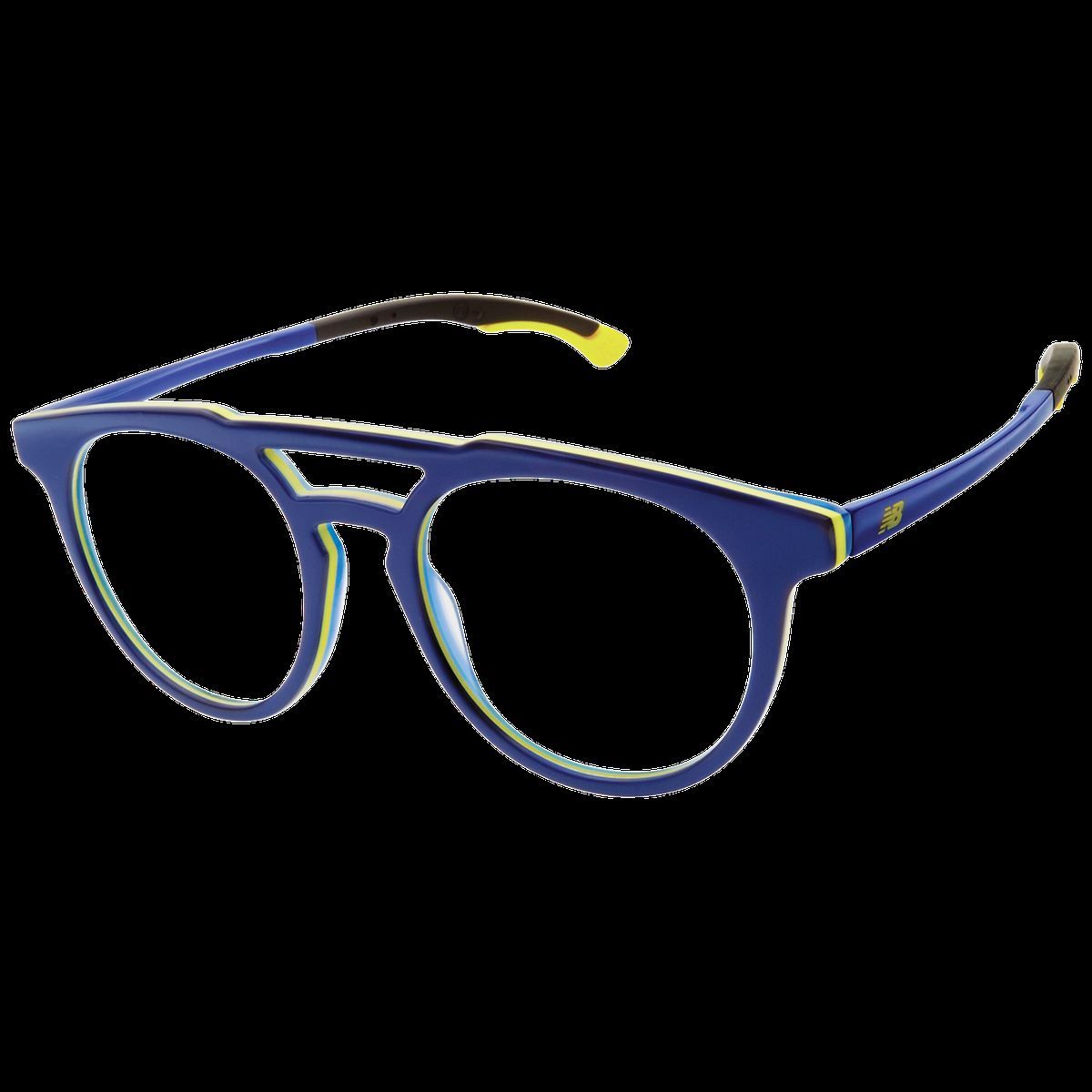 Blaue Runde Rahmenmodebrille