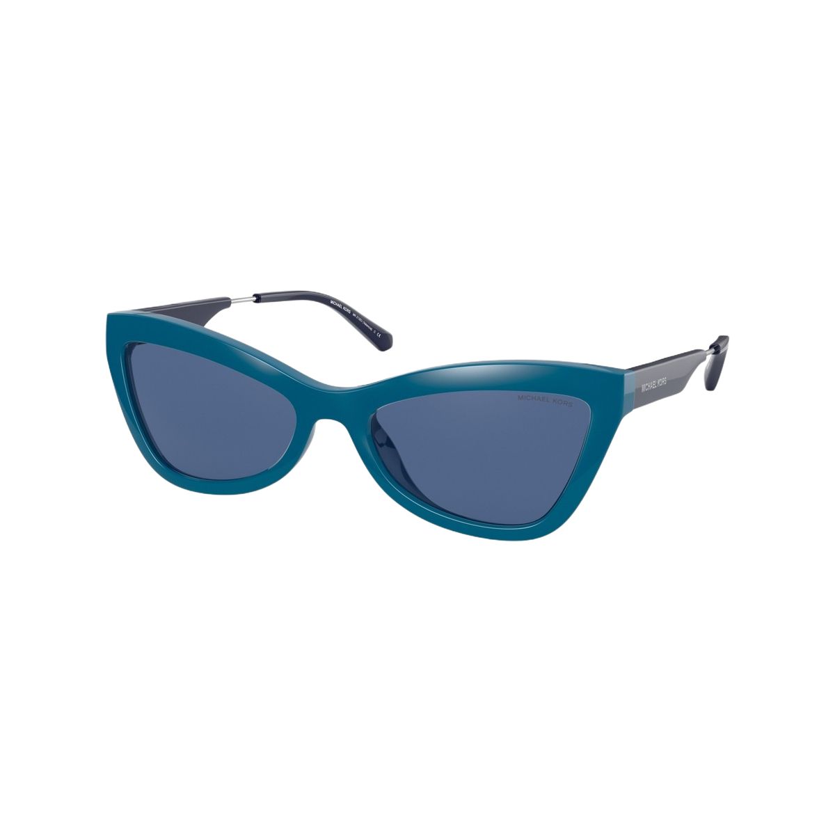 Türkisfarbene Cat-Eye-Sonnenbrille