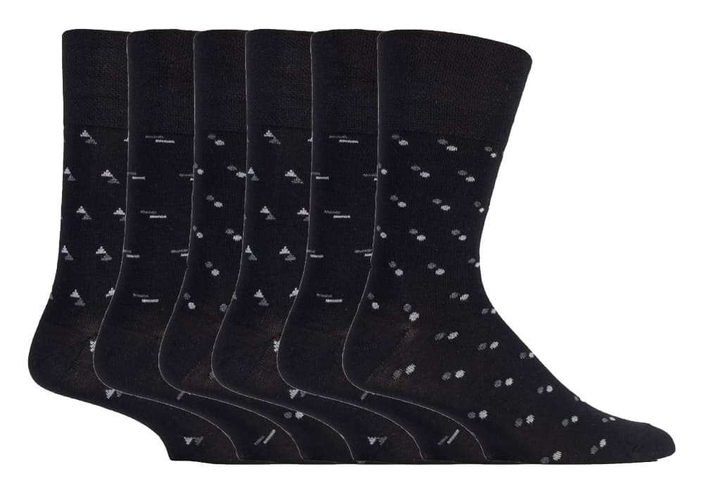Herren Bambus Gentle Grip Socken ohne Gummi