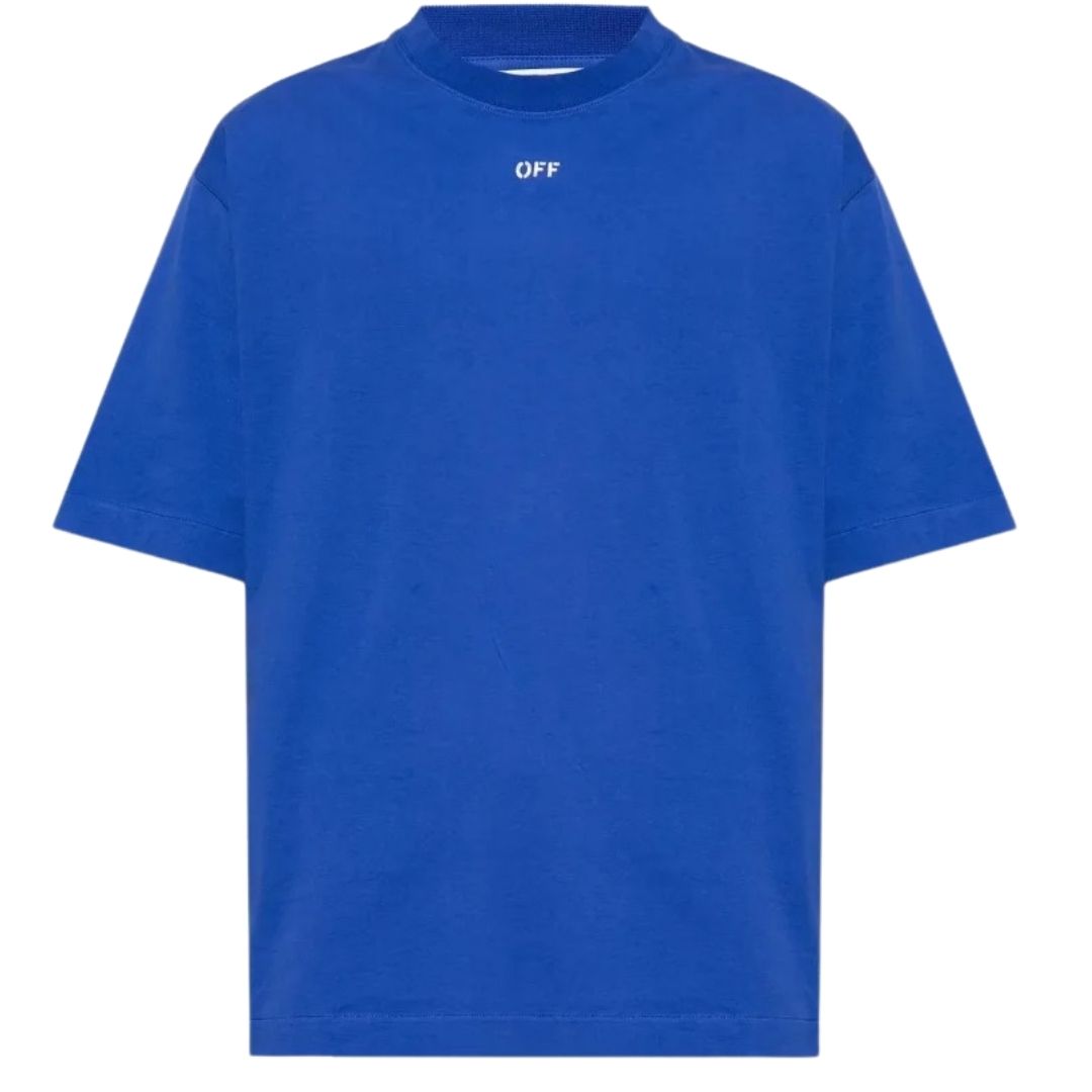 Blaues Skate Fit Logo T-Shirt