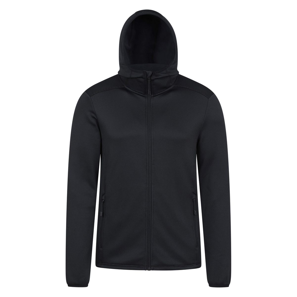 Mountain Warehouse - "Hike" Hoodie mit durchgehendem Reißverschluss für Herren - Aktiv (Schwarz)