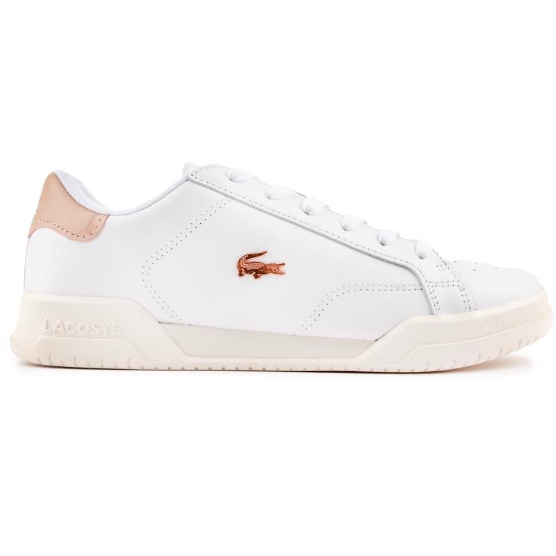 Weißer Court-Style-Trainer für Damen