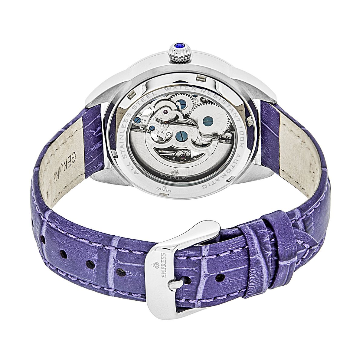 Skelettuhr mit Lederarmband