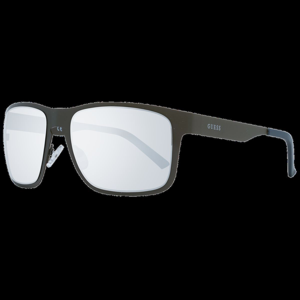 Rechteckige Sonnenbrille mit Metallrahmen