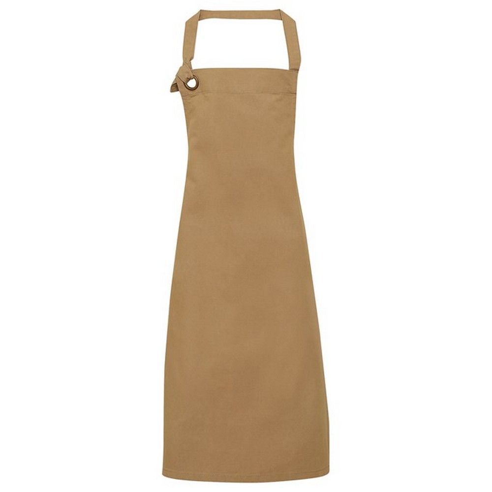 Unisex Canvas Latzschürze mit Metallöse