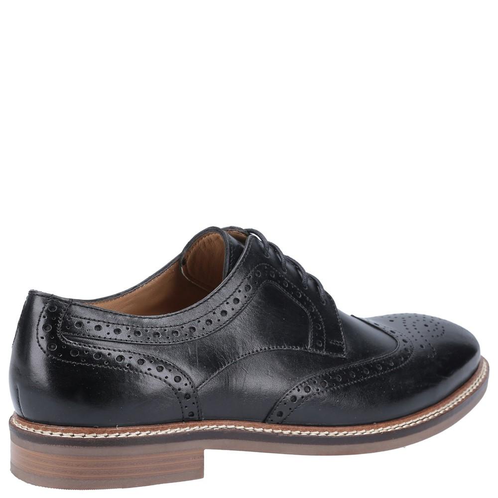 Klassische Leder-Brogue-Derbys