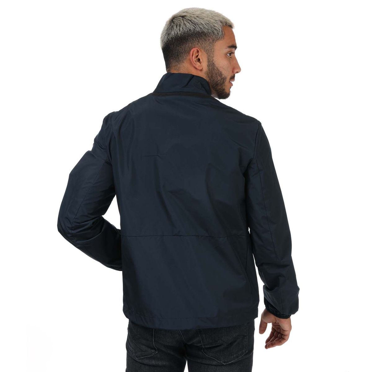 Taillierte Windjacke mit Stehkragen