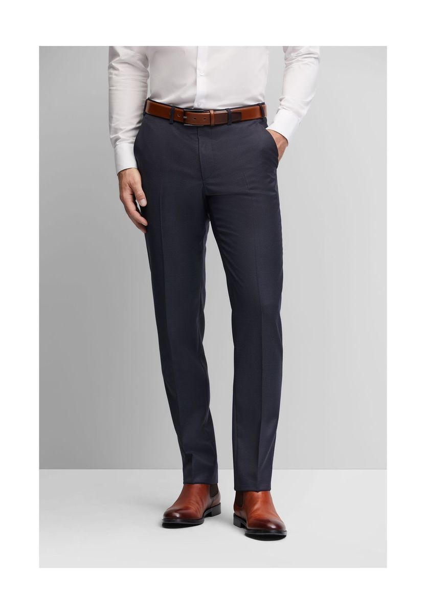 Moderne Passform Woll-Anzughose