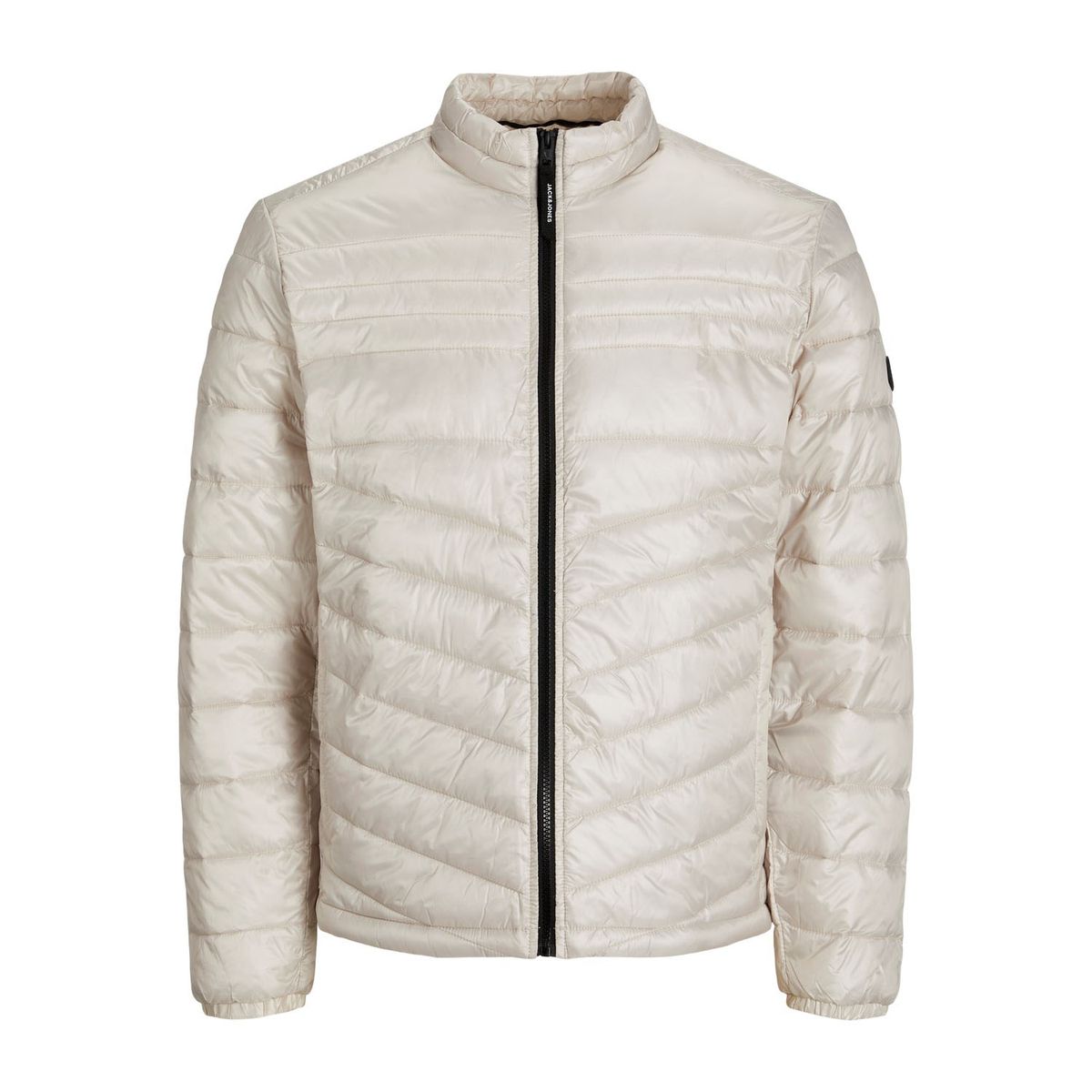Leichte wattierte Pufferjacke mit Reißverschluss