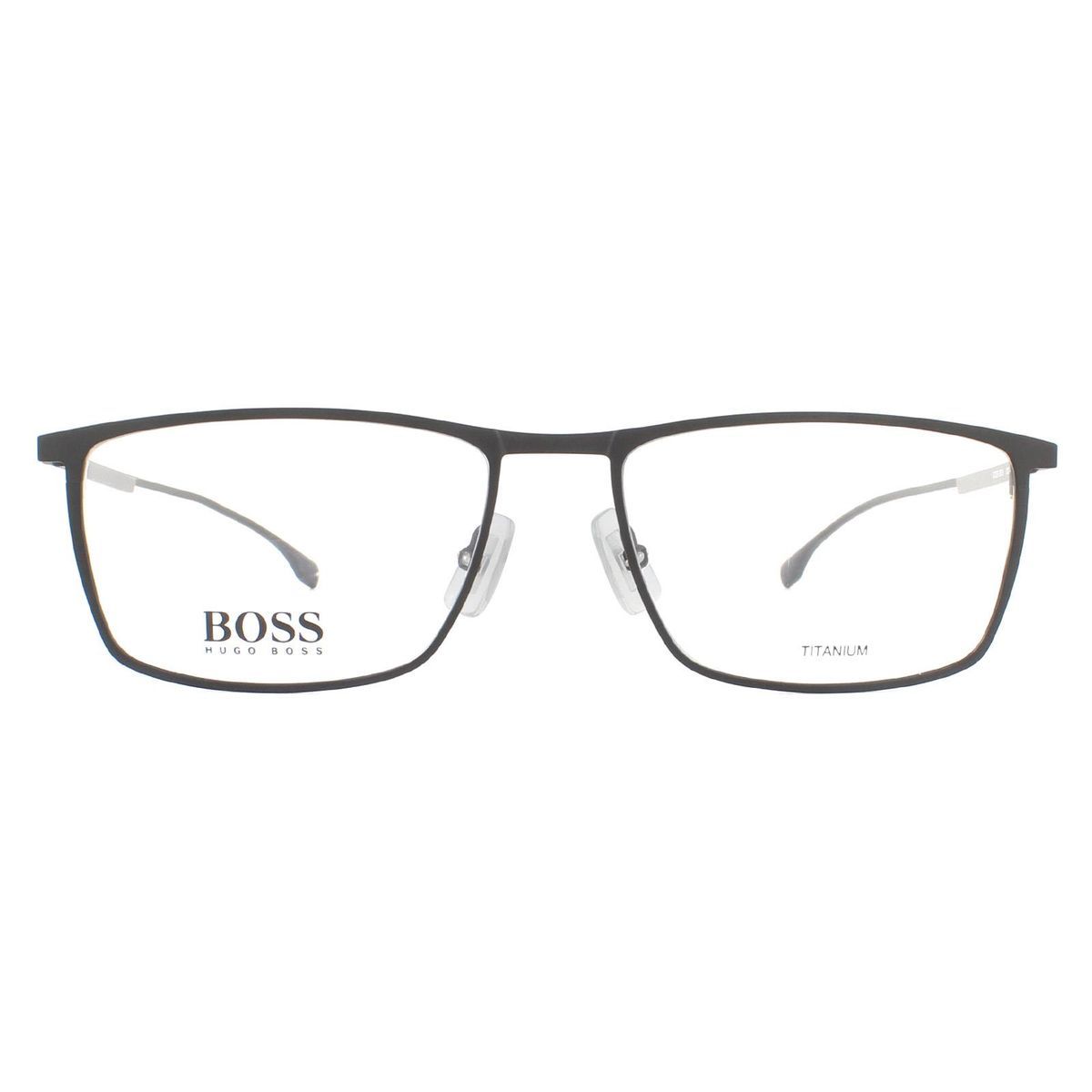 Matt Schwarze Rechteckige Brille