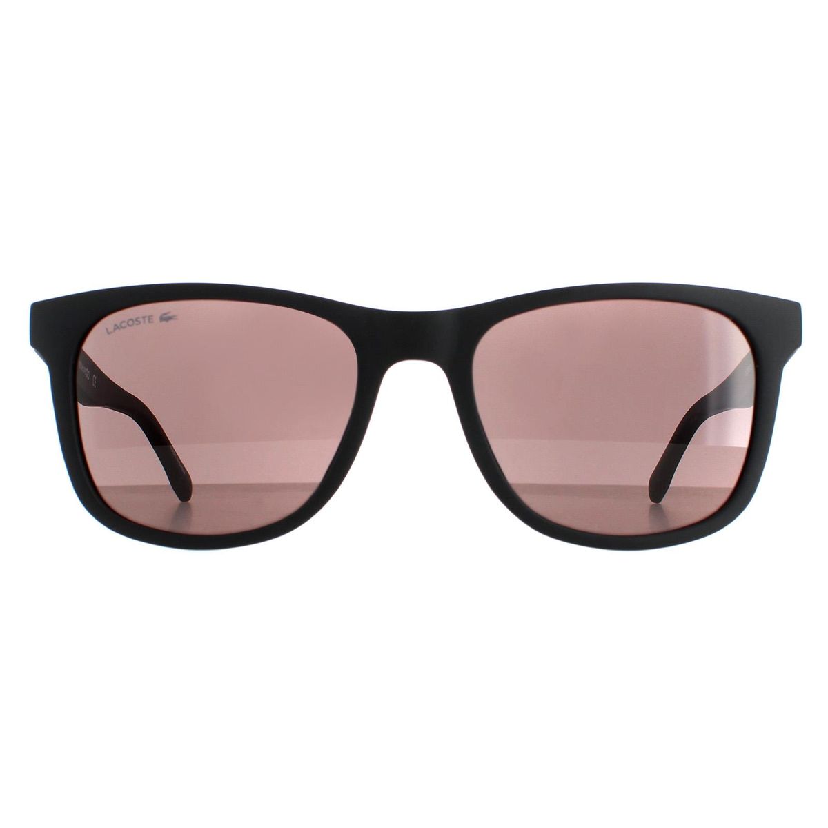 Matte Schwarze Rechteckige Unisex Sonnenbrille