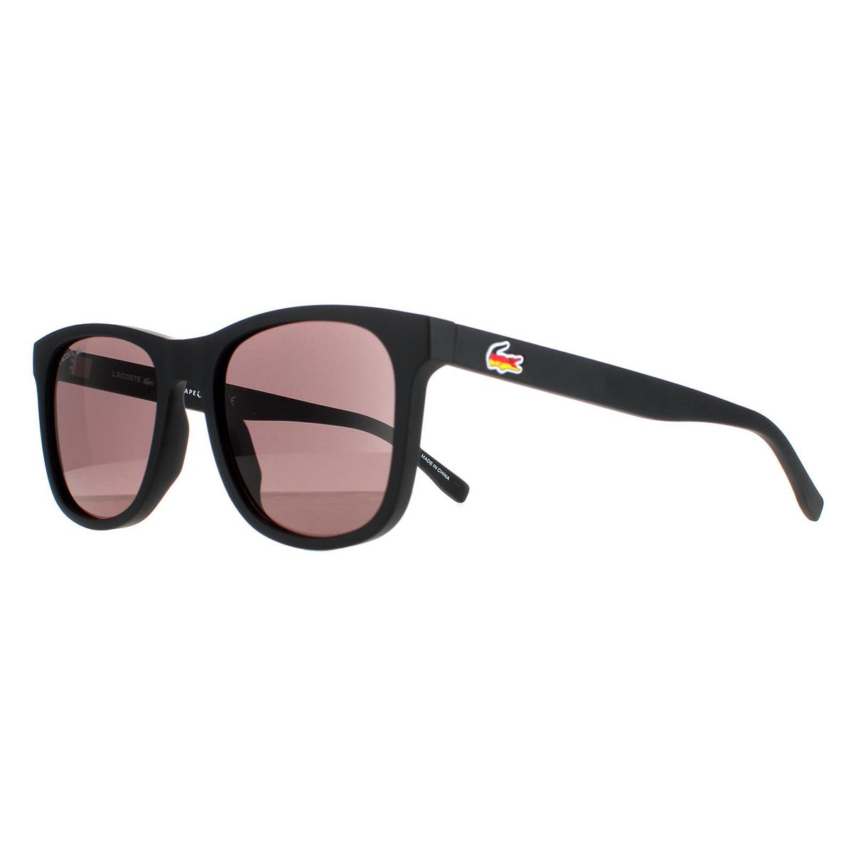 Sportliche rechteckige Sonnenbrille mit Logo