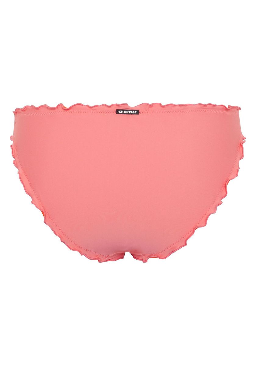 Bikinihose mit Rüschensaum und Futter