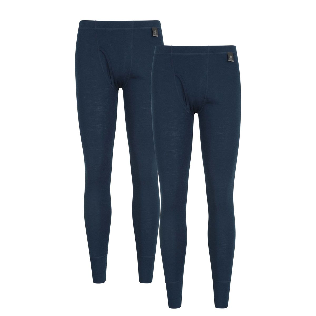 Mountain Warehouse Herren Merino Wool Base Layer Bottoms (2er Pack) (Navy)