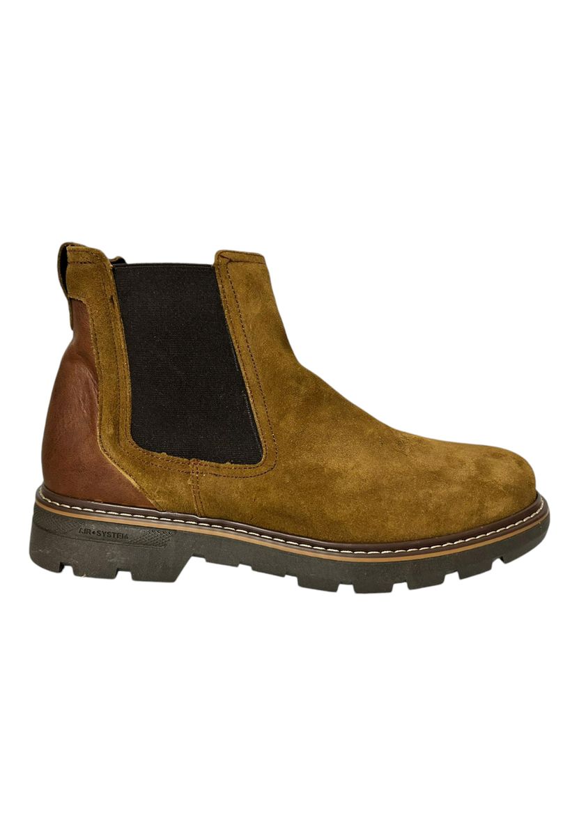 Taupefarbener Chelsea-Stiefel für Herren