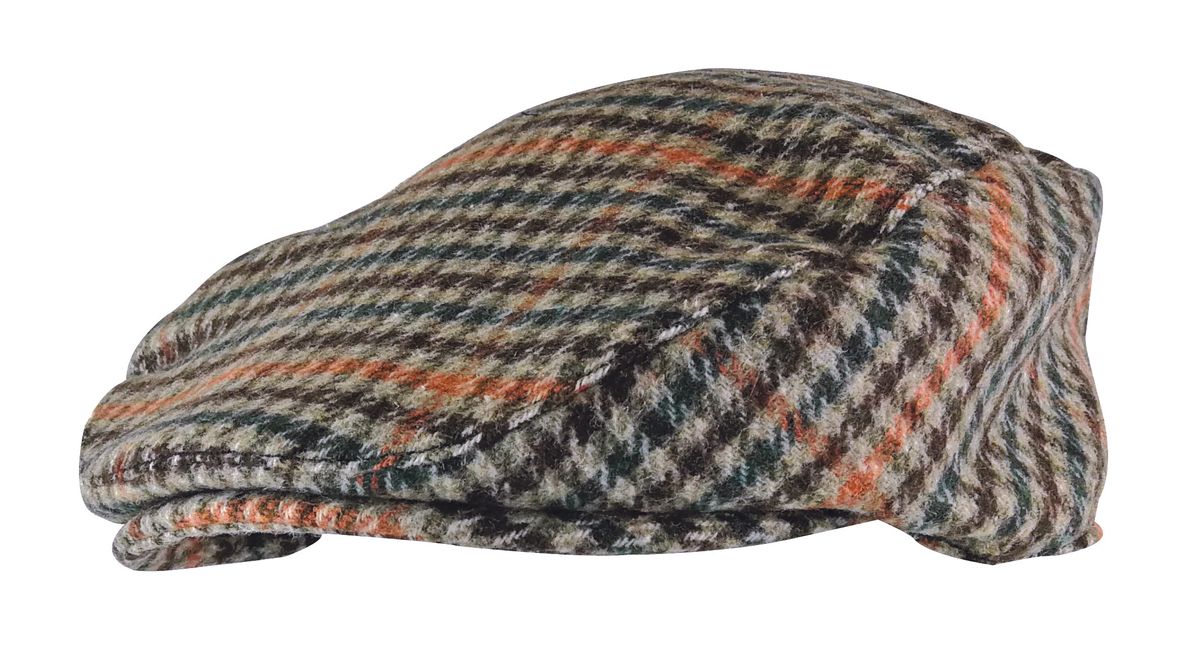 Tweed Schiebermütze Newsboy Stil