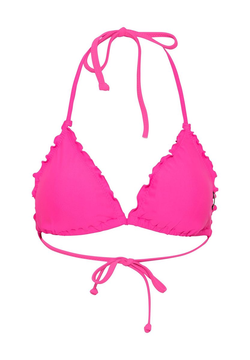 Triangel Bikini-Oberteil mit Rüschen
