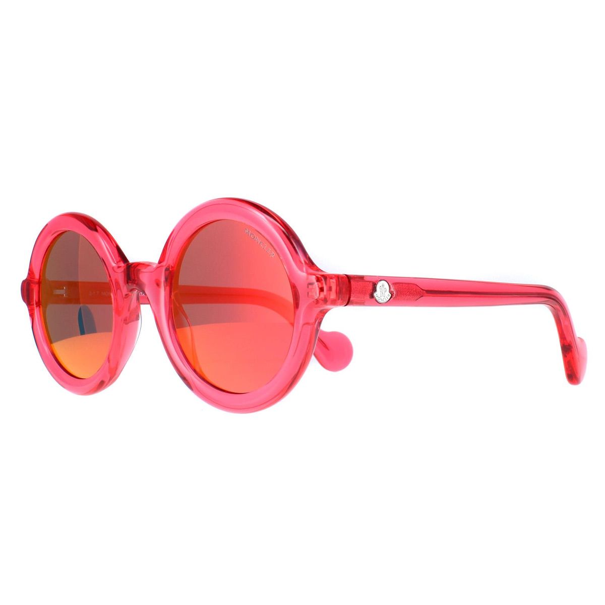Dickwandige runde Brille aus Acetat