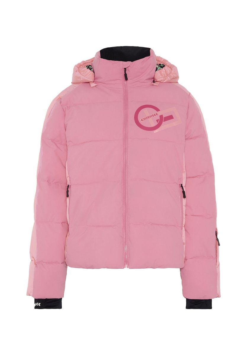 Gepolsterte Skijacke mit Kapuze