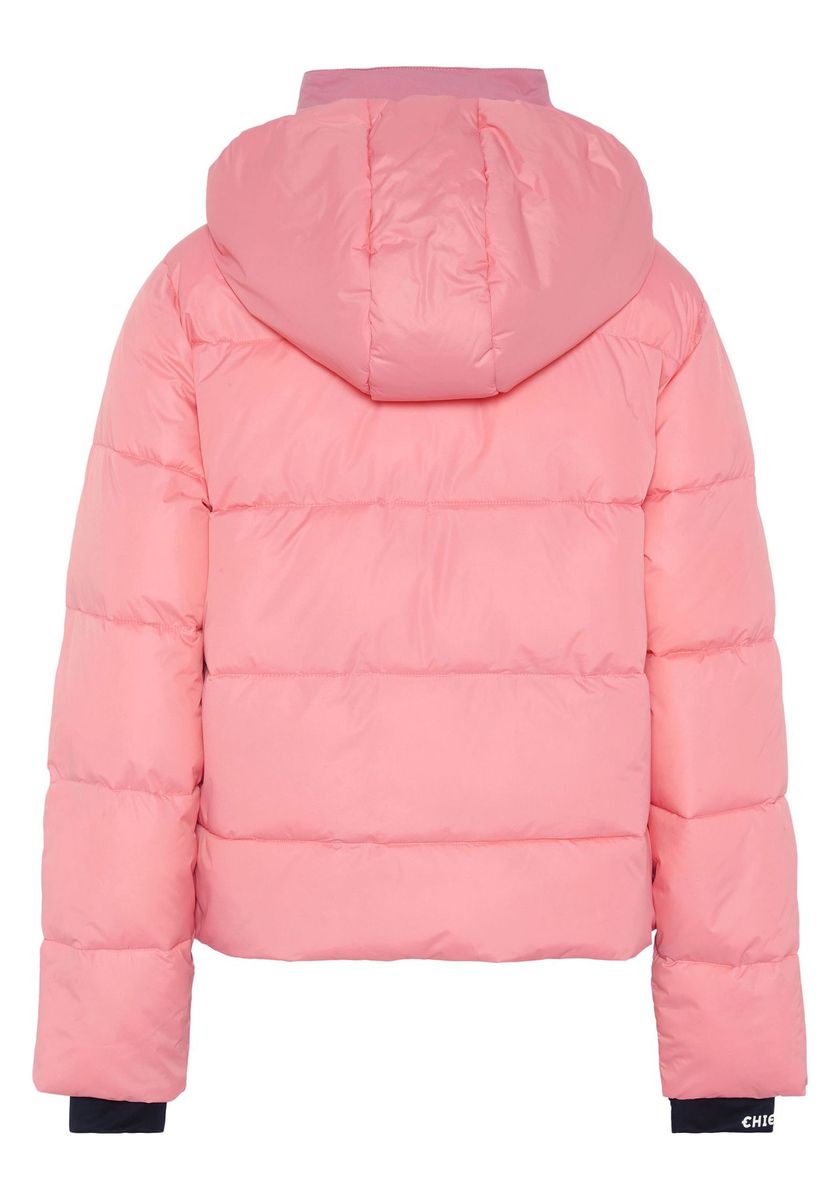 Gepolsterte Skijacke mit Kapuze