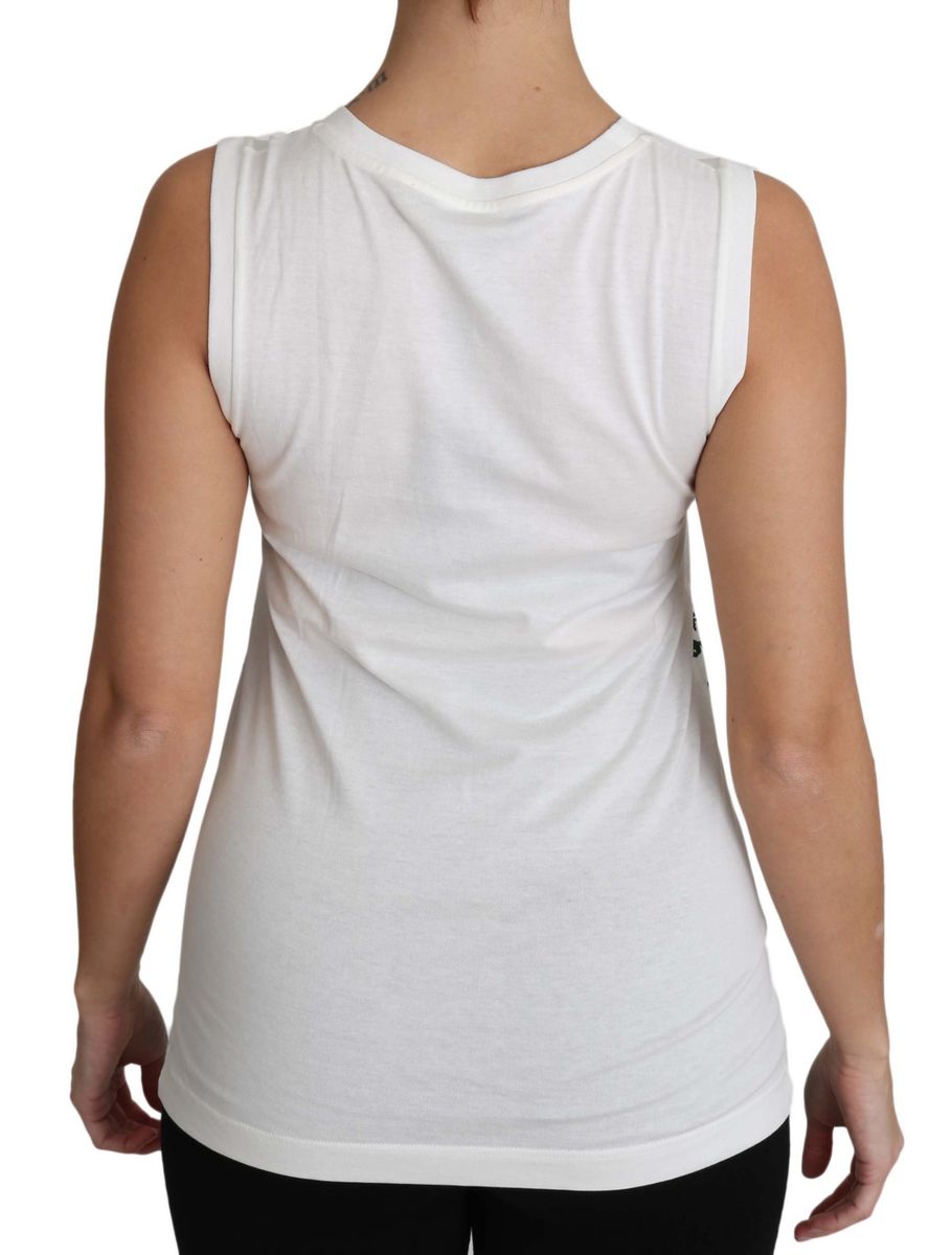 Ärmelloses Tanktop mit Familien-Patchwork