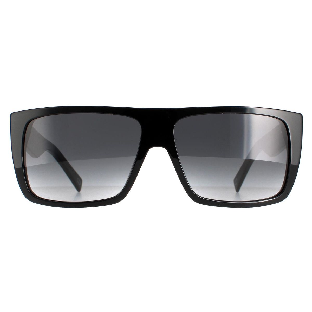 Übergroße, eckige Sonnenbrille mit Farbverlaufsgläsern