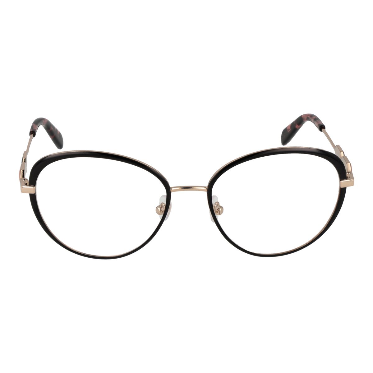 Elegante Cat-Eye Metallbrillenfassung