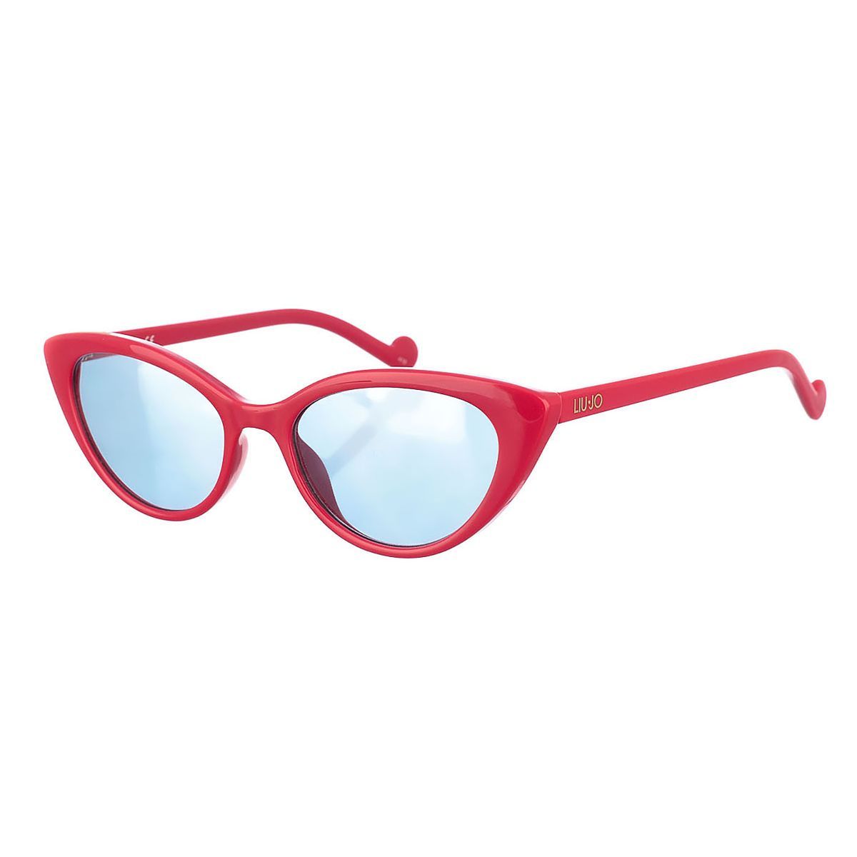 Rote Cat-Eye Acetat Sonnenbrille