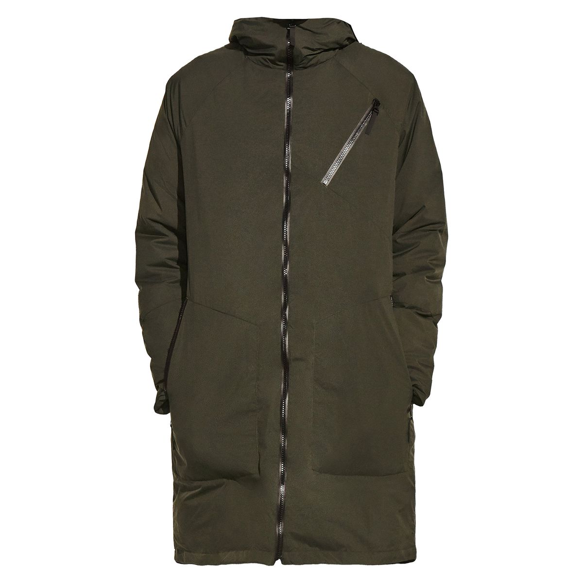 Herren Isolierter Parka Mantel mit Kapuze