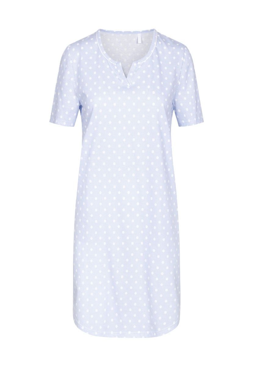 Locker sitzendes, kurzärmeliges Nachthemd