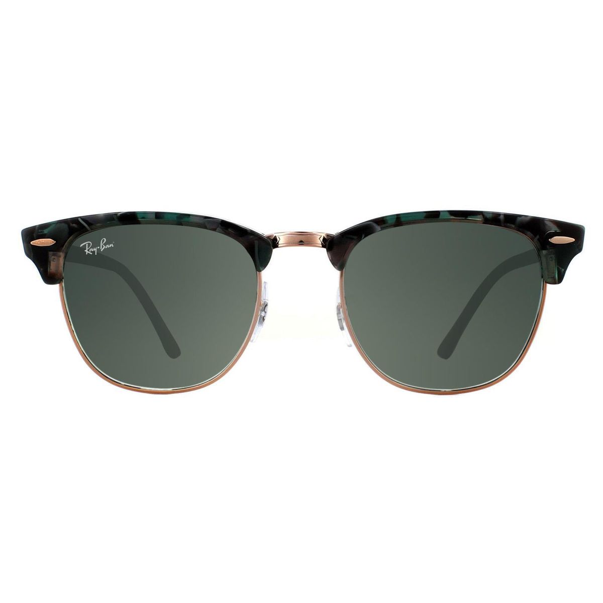 Gesprenkelte graue Clubmaster Sonnenbrille