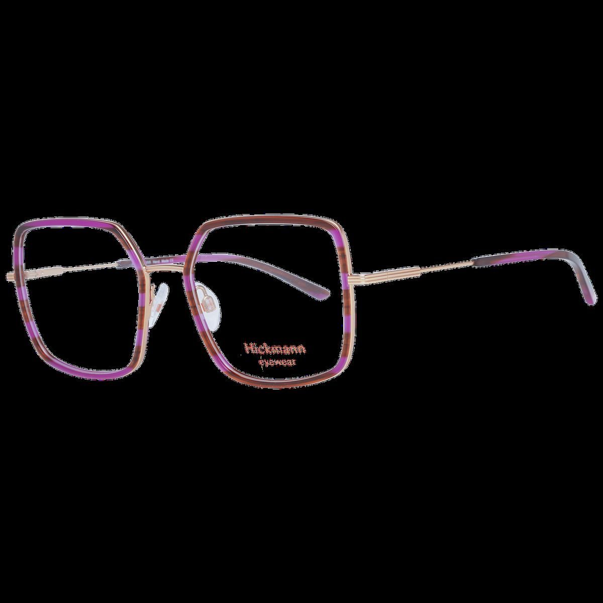 Quadratische Brille Lila und Braun