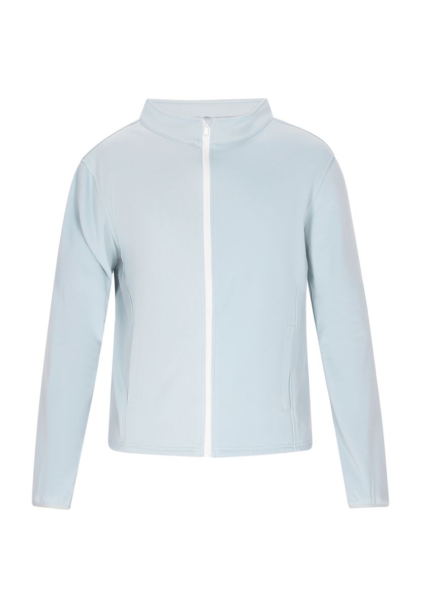 Mo Jacke Herren Blasses Türkis Weiss