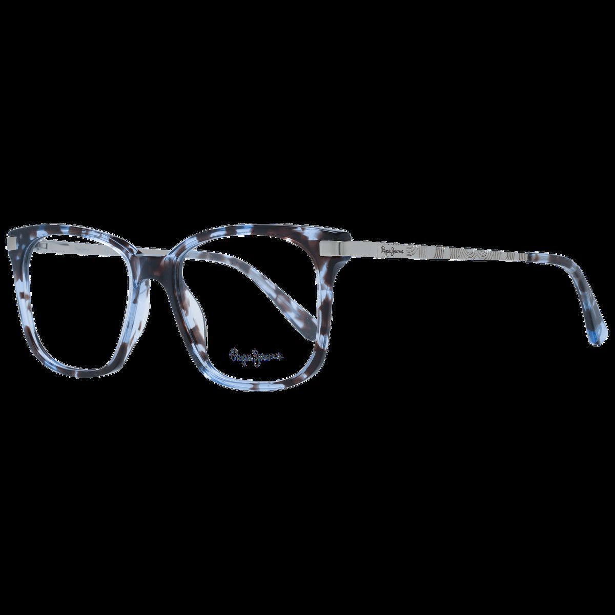 Quadratische Brille mit Schildpattmuster