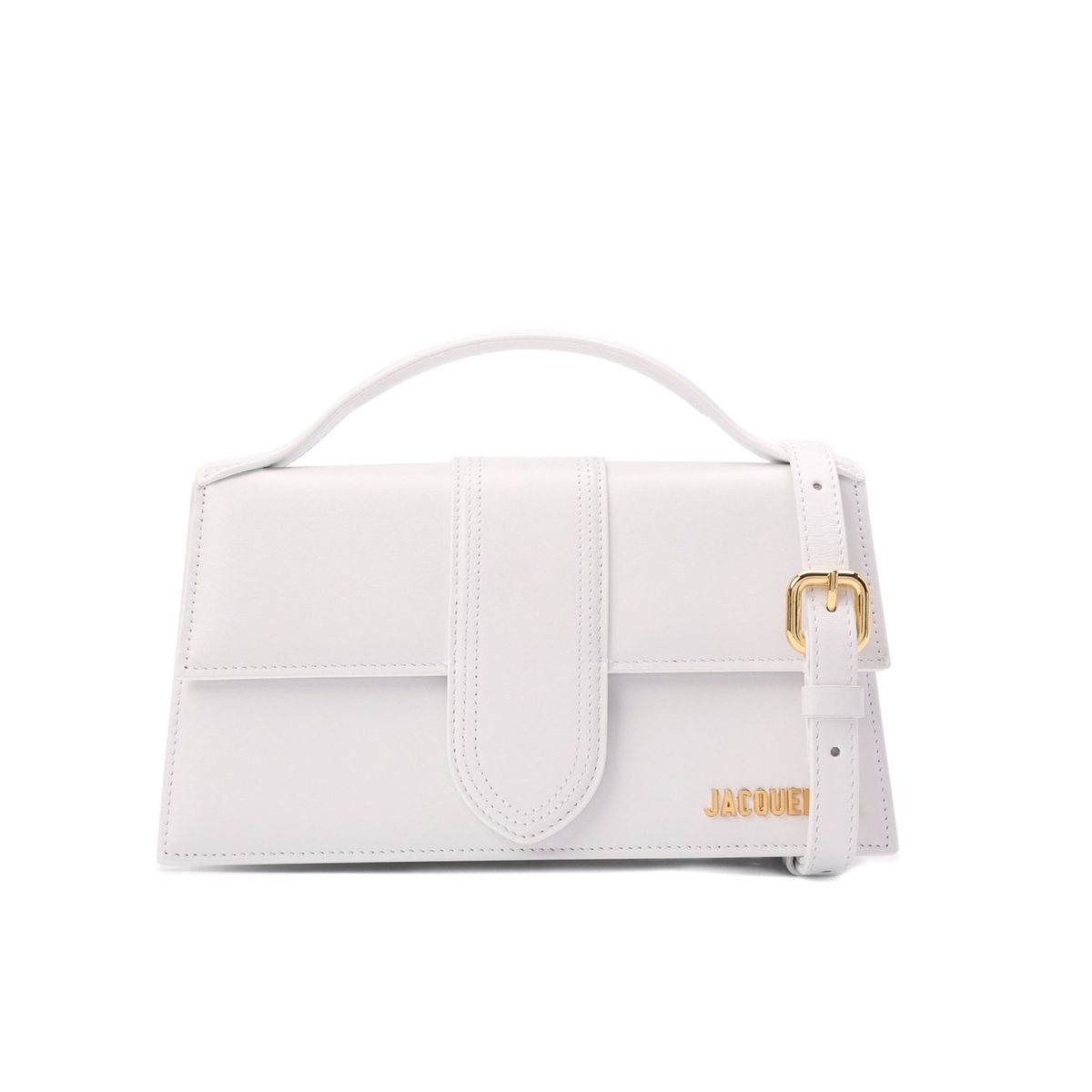 Strukturierte Lederhandtasche mit Griff